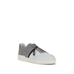 Multicolor Calf Leather Low Top Sneakers