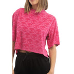Fuchsia Cotton-Blend Tee