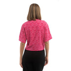Fuchsia Cotton-Blend Tee