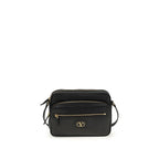 Black Calf Leather Antibes Shoulder Bag