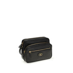 Black Calf Leather Antibes Shoulder Bag
