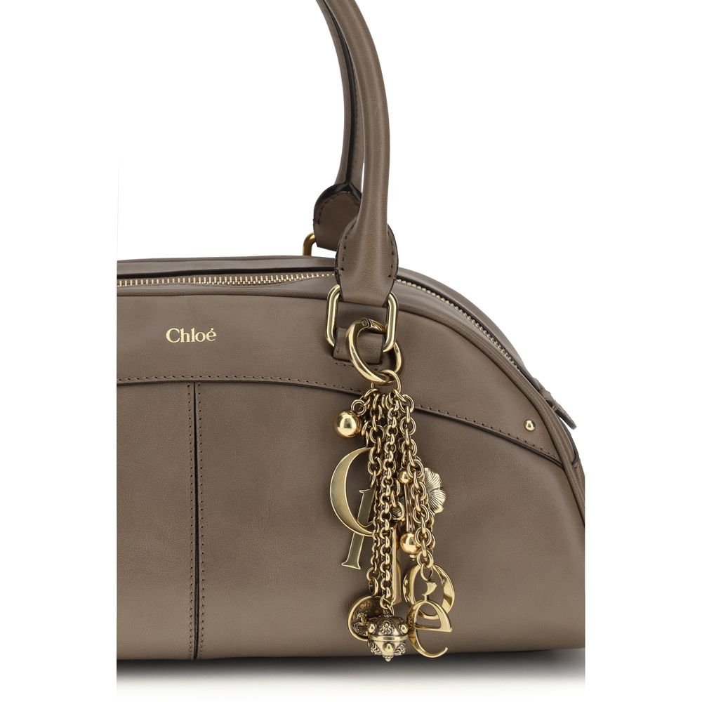 Calfskin Bowling Handbag