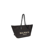 Raffia and Calf Leather Track Shoulder Bag