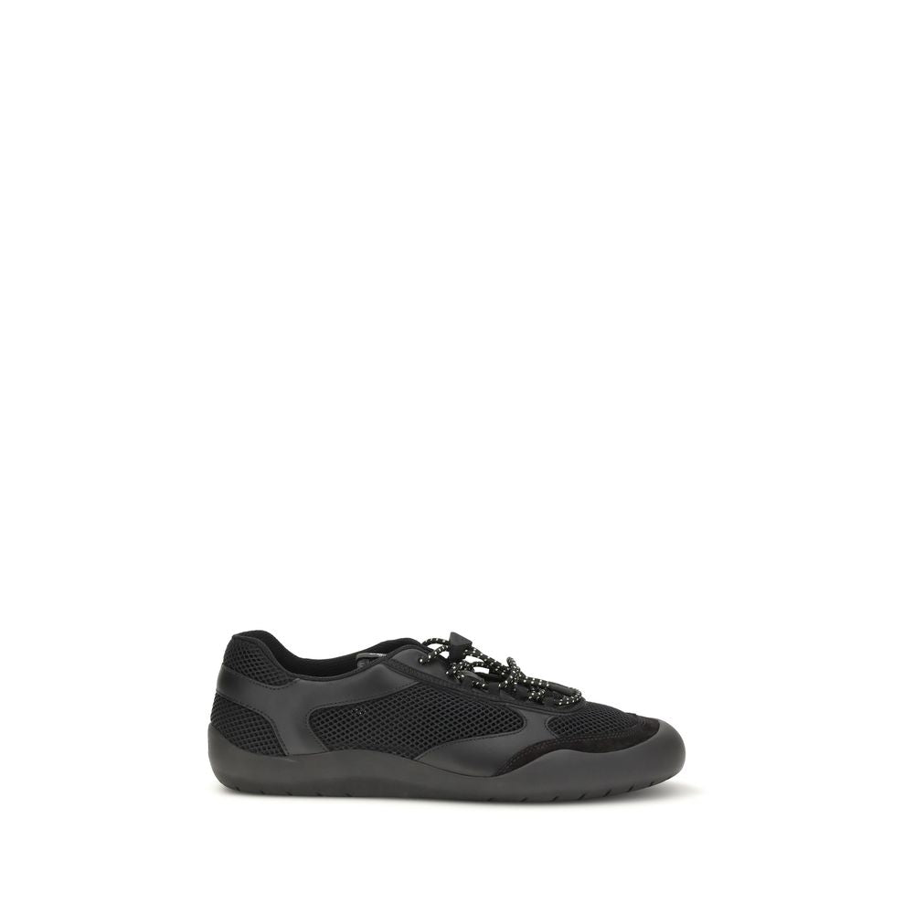 Black Polyester Speedrock Sneakers