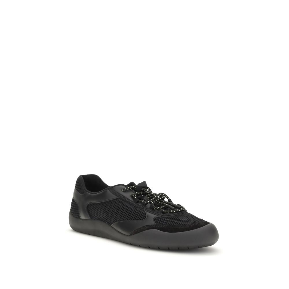 Black Polyester Speedrock Sneakers