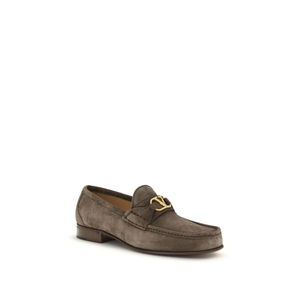 VLogo Signature Calf Leather Slip-On Loafers