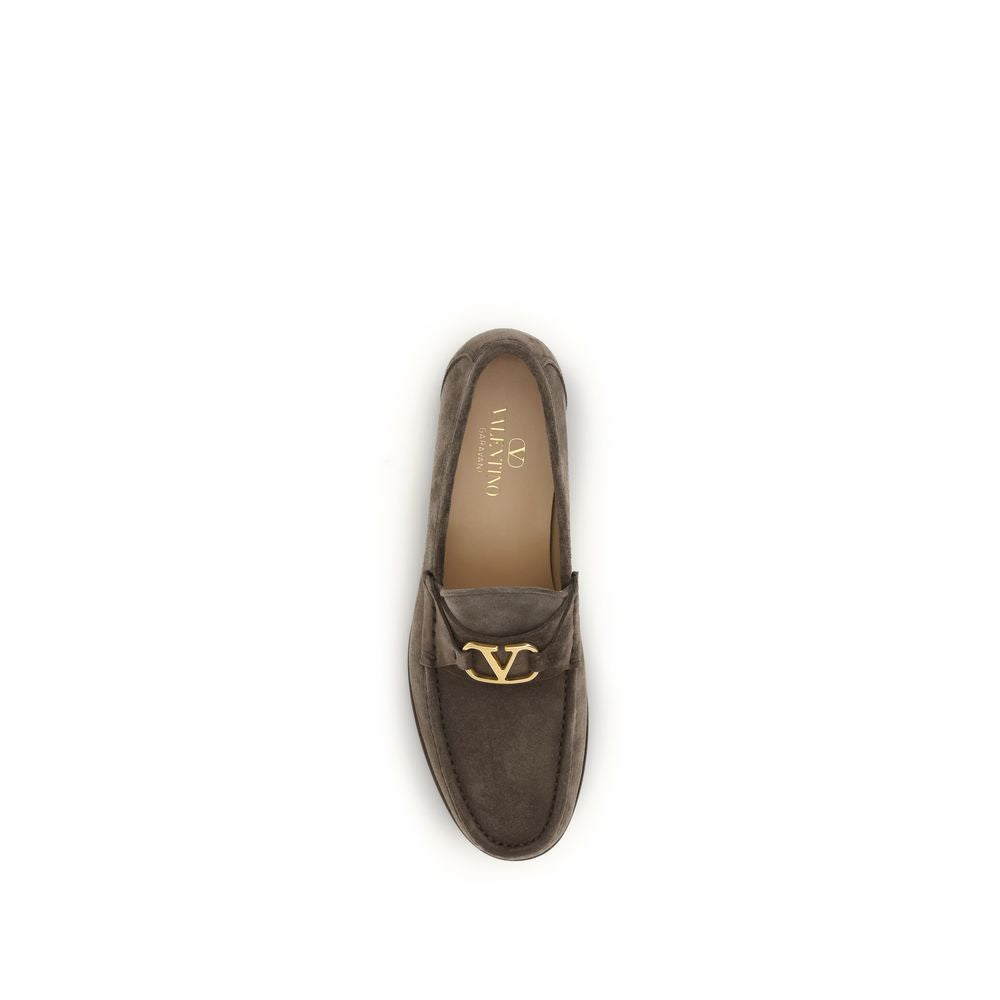 VLogo Signature Calf Leather Slip-On Loafers