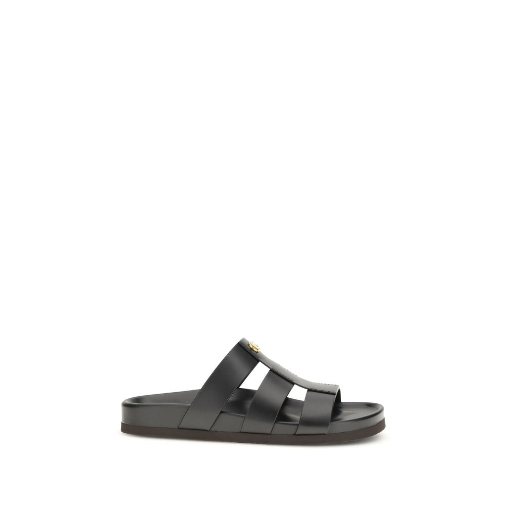 Studshield Calfskin Slide Sandals