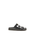 Studshield Calfskin Slide Sandals