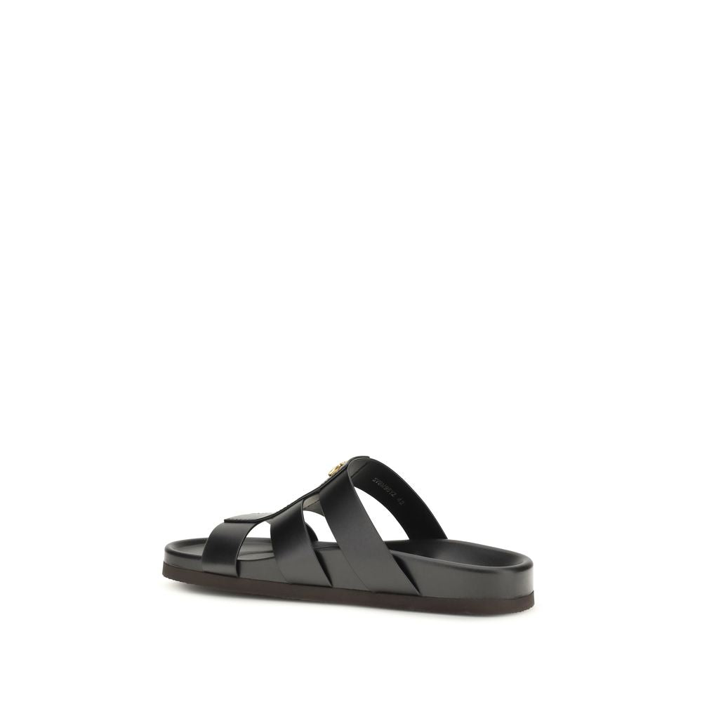 Studshield Calfskin Slide Sandals