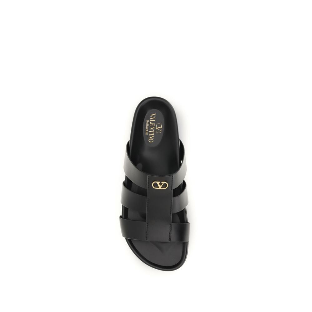 Studshield Calfskin Slide Sandals