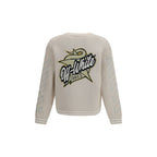 Star Logo Diagonal Varsity Cotton Cardigan