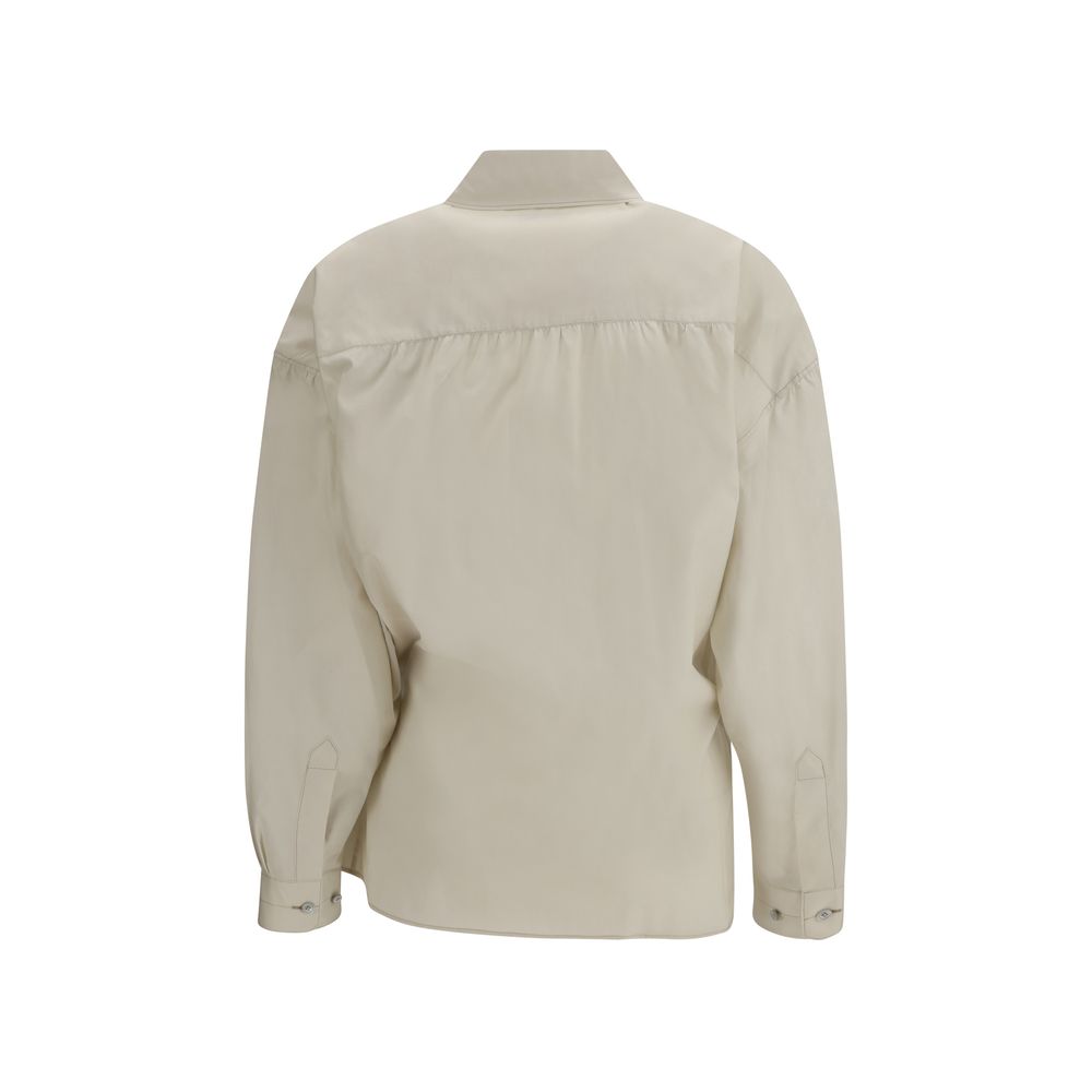 Silk-Blend Cotton Shirt