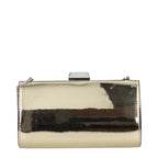 Gold Leather Clutch