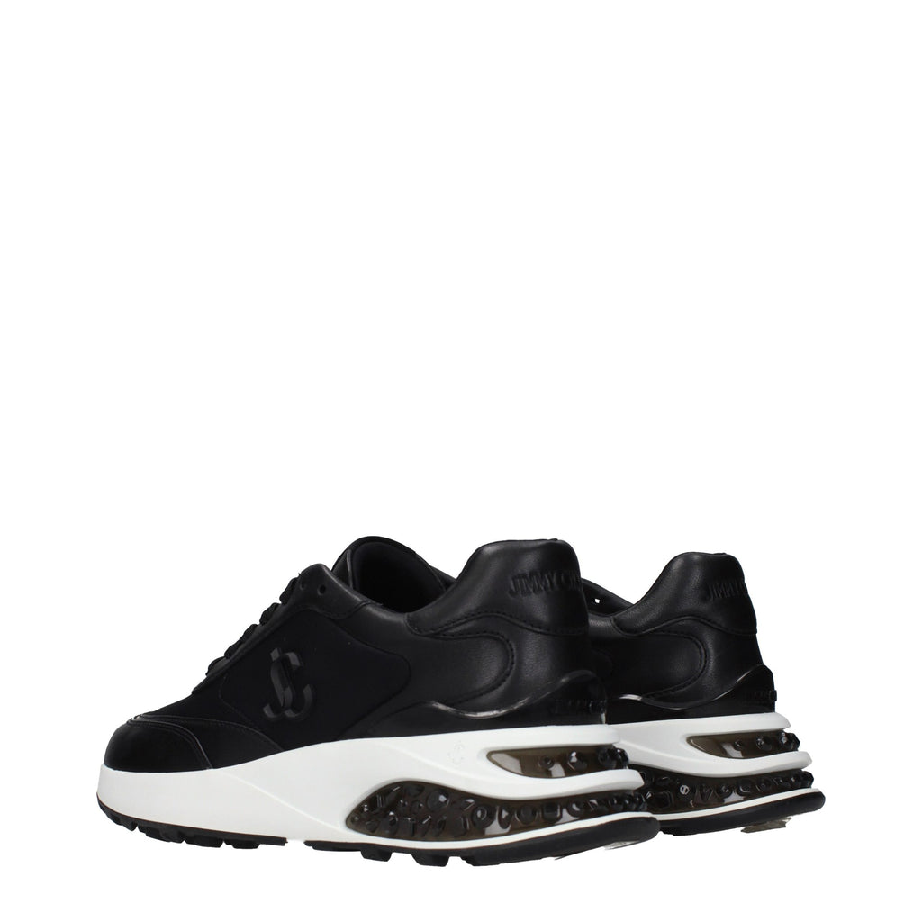 Memphis Black Fabric Lace-Up Sneakers