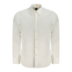 White Cotton Long Sleeve Shirt
