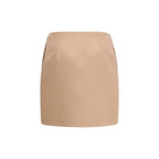 Multicolor Satin Mini Skirt