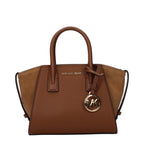 Brown Leather Convertible Handbag