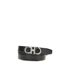 Gancini Reversible Leather Belt