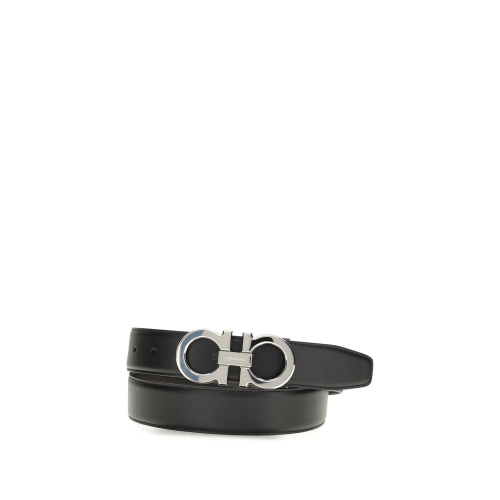 Gancini Reversible Leather Belt