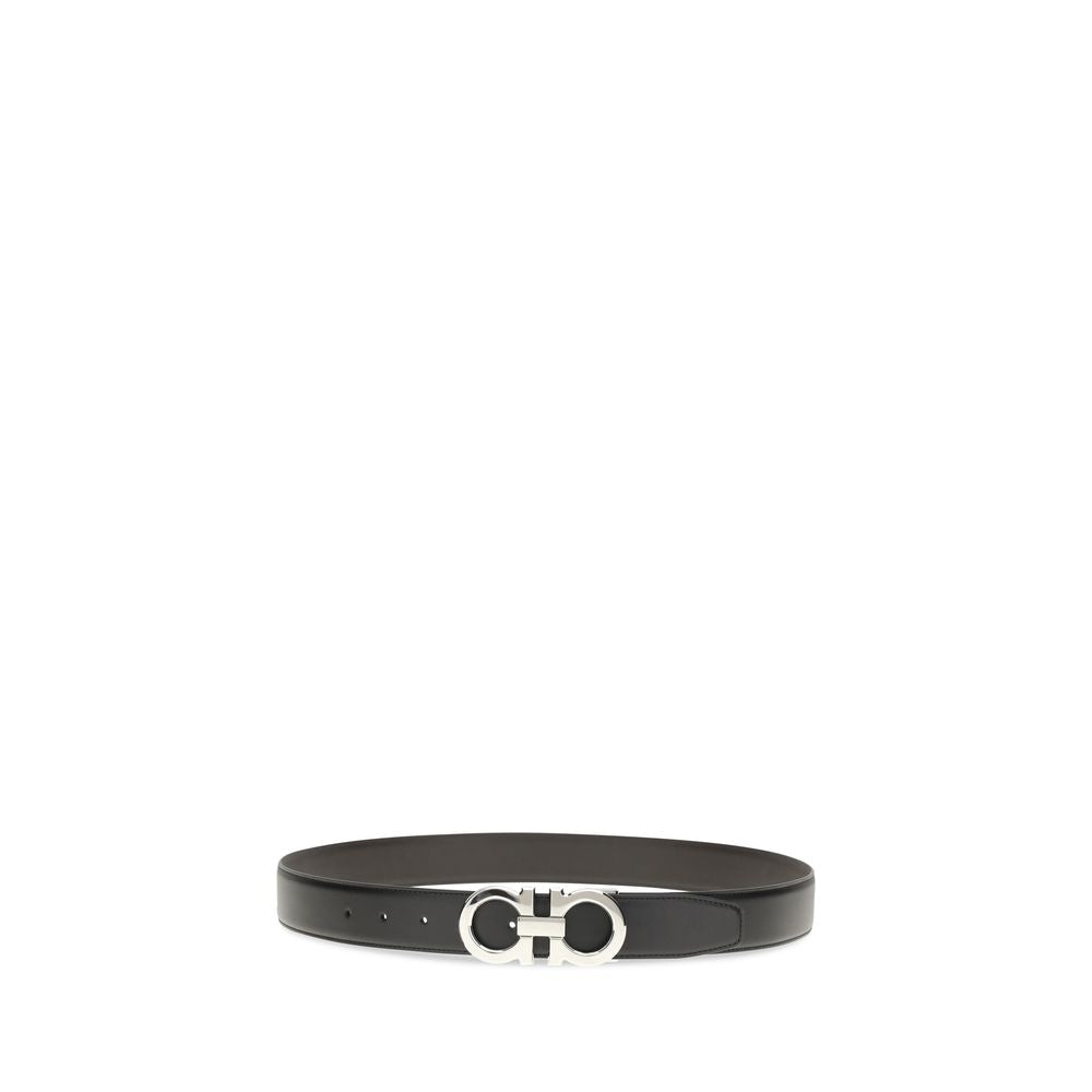 Gancini Reversible Leather Belt