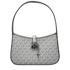 Silver Metallic Fabric Handbag