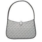 Silver Metallic Fabric Handbag