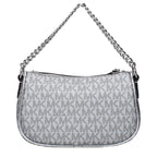 Silver Fabric Handbag