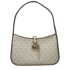 Gold Metallic Effect Fabric Handbag