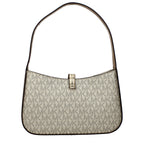 Gold Metallic Effect Fabric Handbag