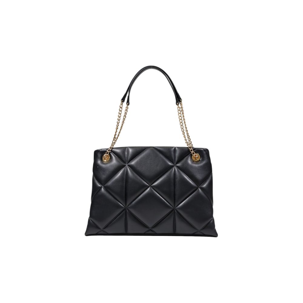Large Quilted Geometric Polyurethane Handbag