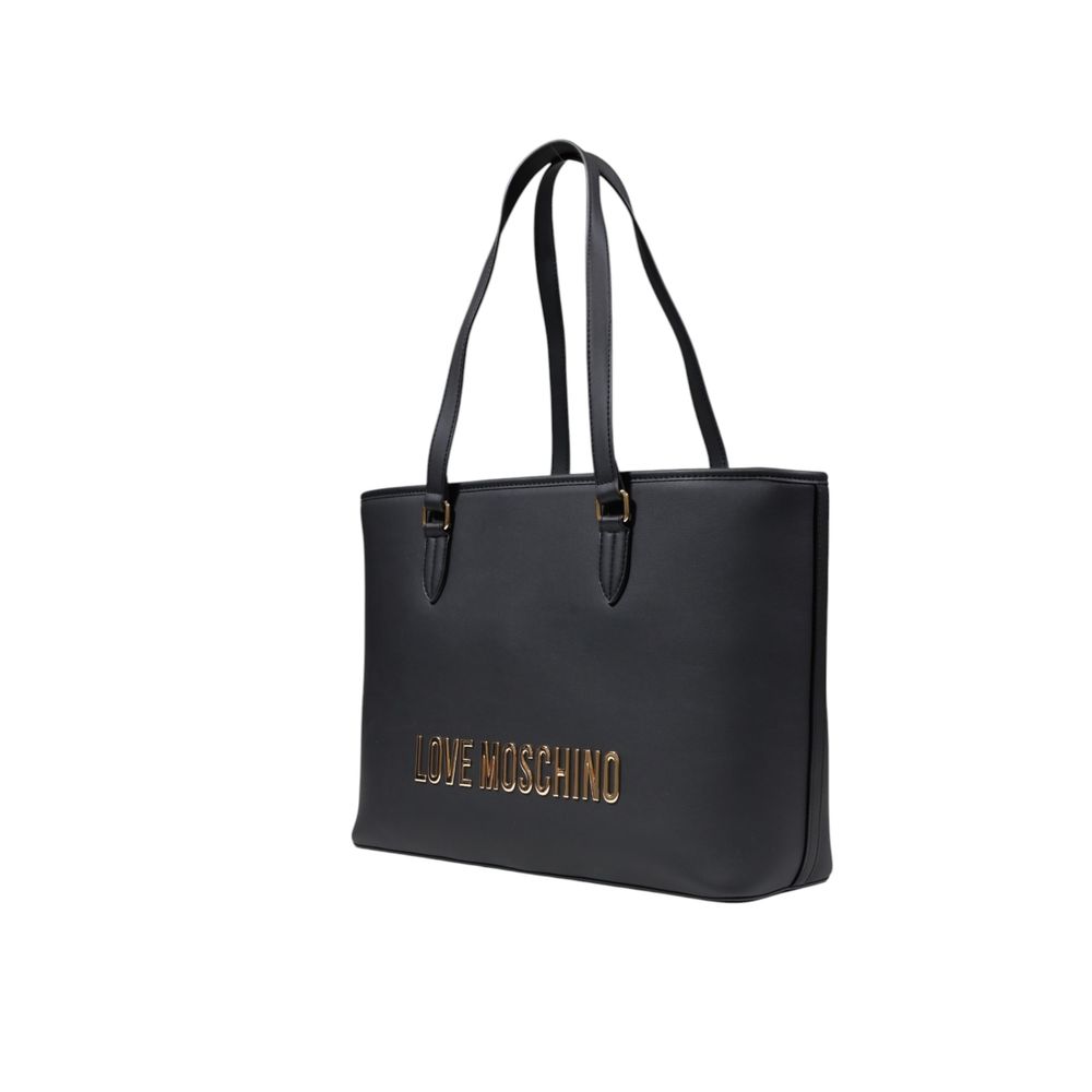 Large Polyurethane Bicolor Handbag