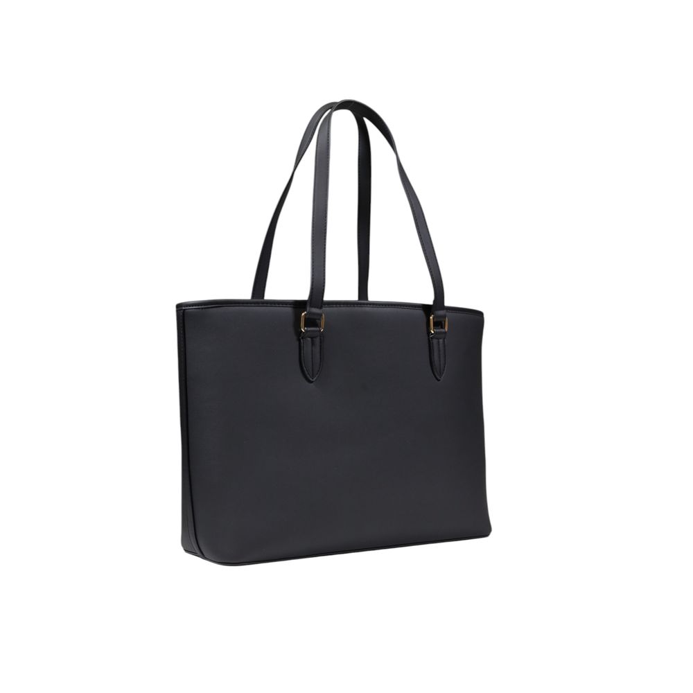 Large Polyurethane Bicolor Handbag