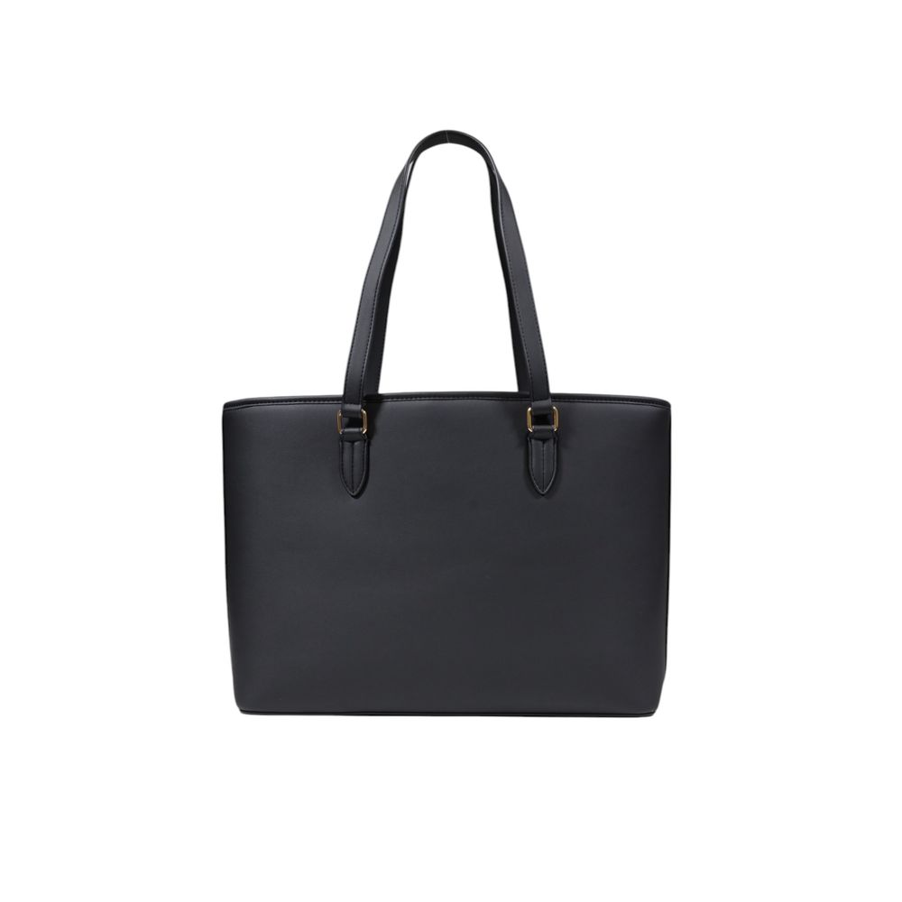 Large Polyurethane Bicolor Handbag