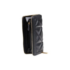 Large Quilted Polyurethane Wallet