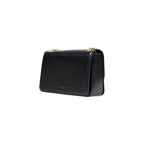 Medium Polyurethane Heart Flap Chain Shoulder Bag
