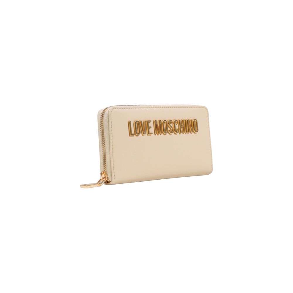 Large Polyurethane Zip-Around Wallet