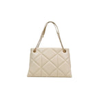 Large Quilted Eco-Leather Handbag