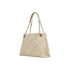 Large Quilted Eco-Leather Handbag