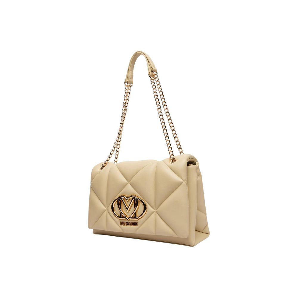 Medium Geometric Quilted Chain Strap Handbag