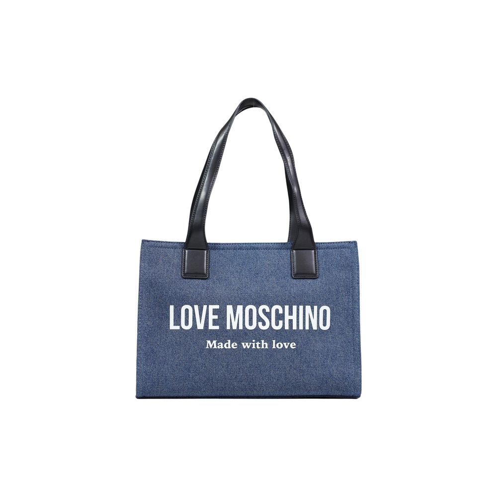 Large Cotton Blend Tote Bag