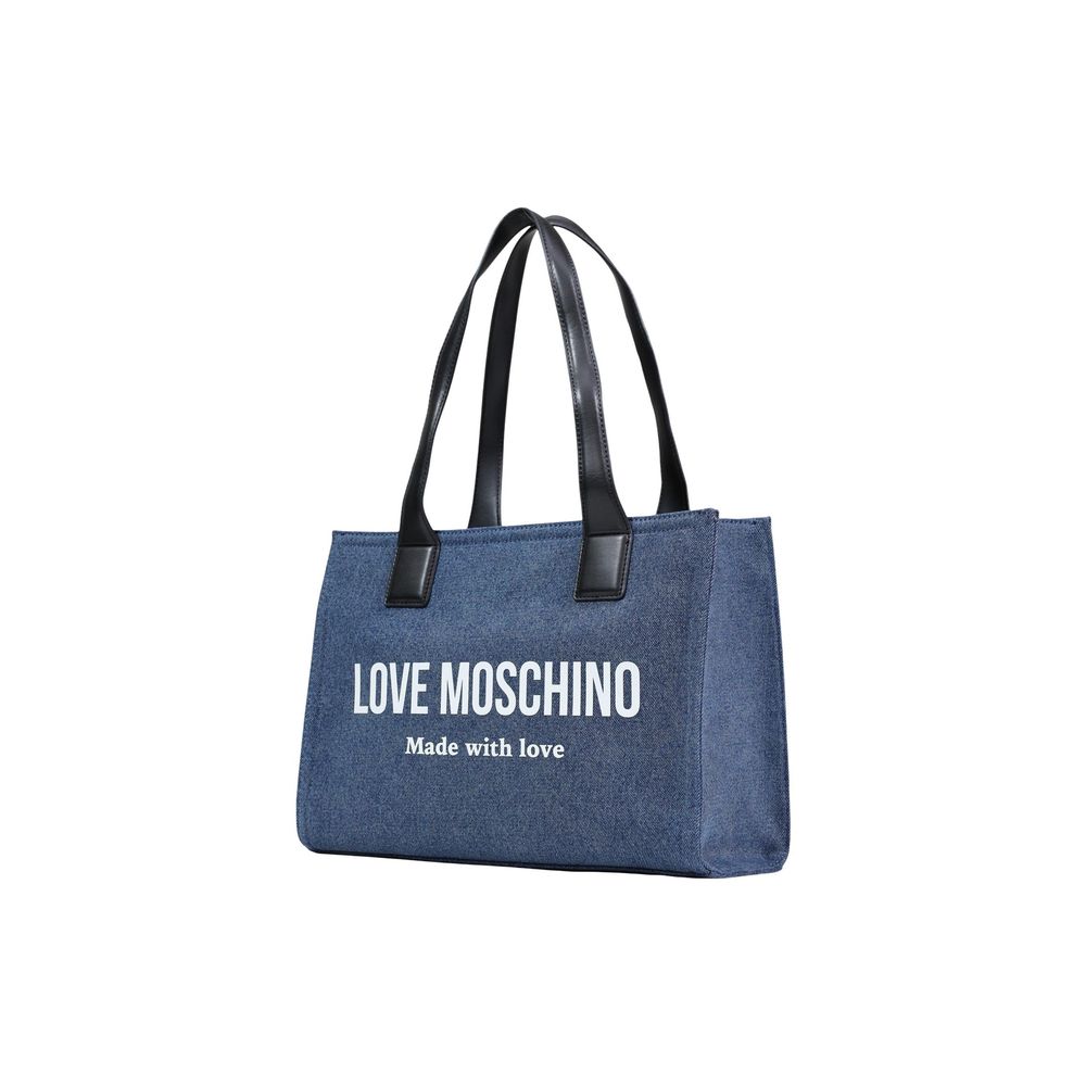 Large Cotton Blend Tote Bag