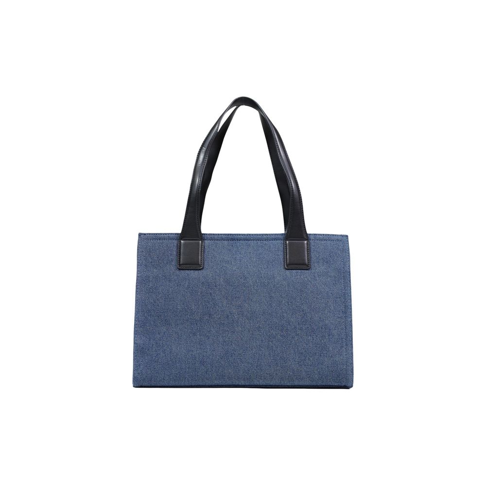 Large Cotton Blend Tote Bag