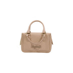 Medium Faux Leather Shoulder Bag