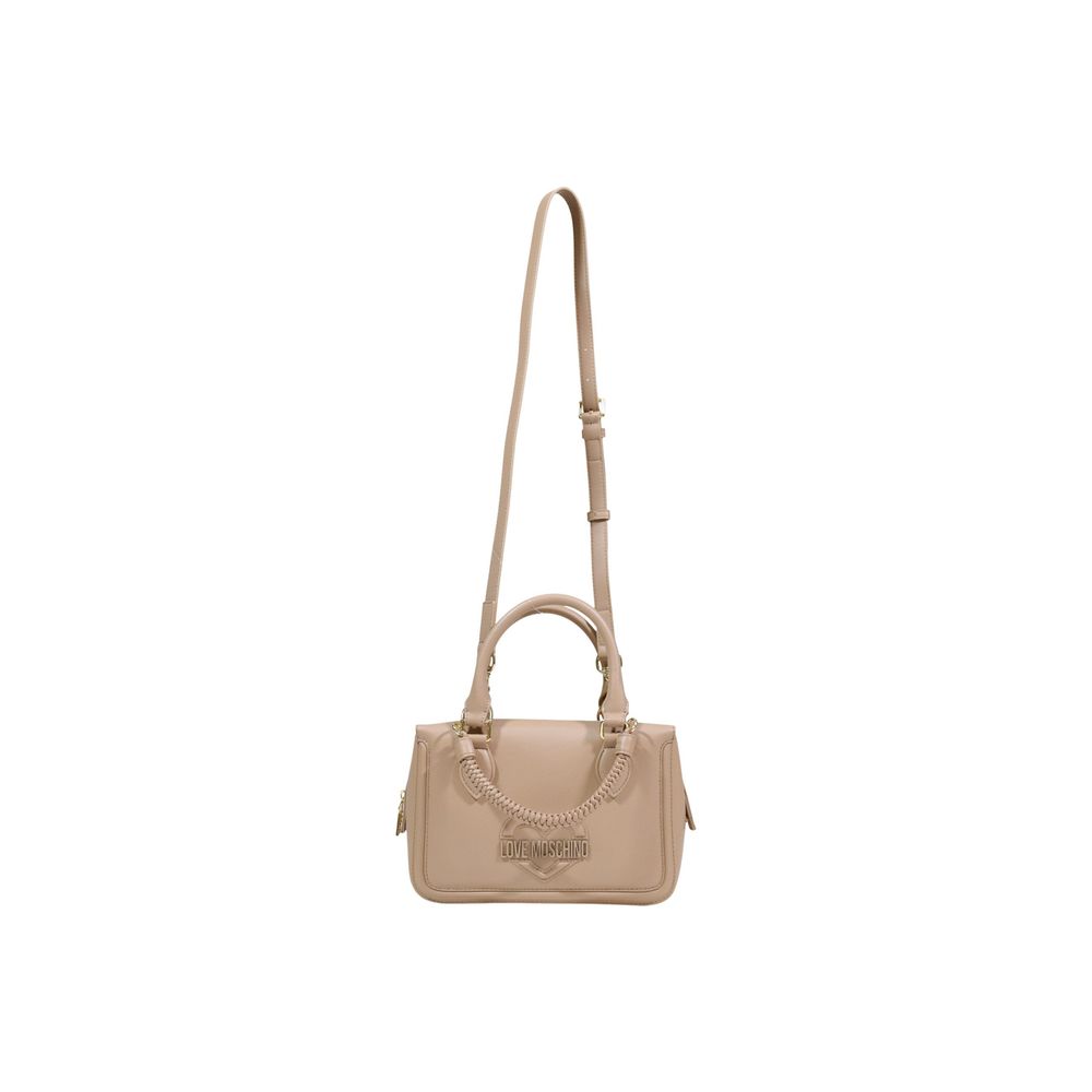 Medium Faux Leather Shoulder Bag