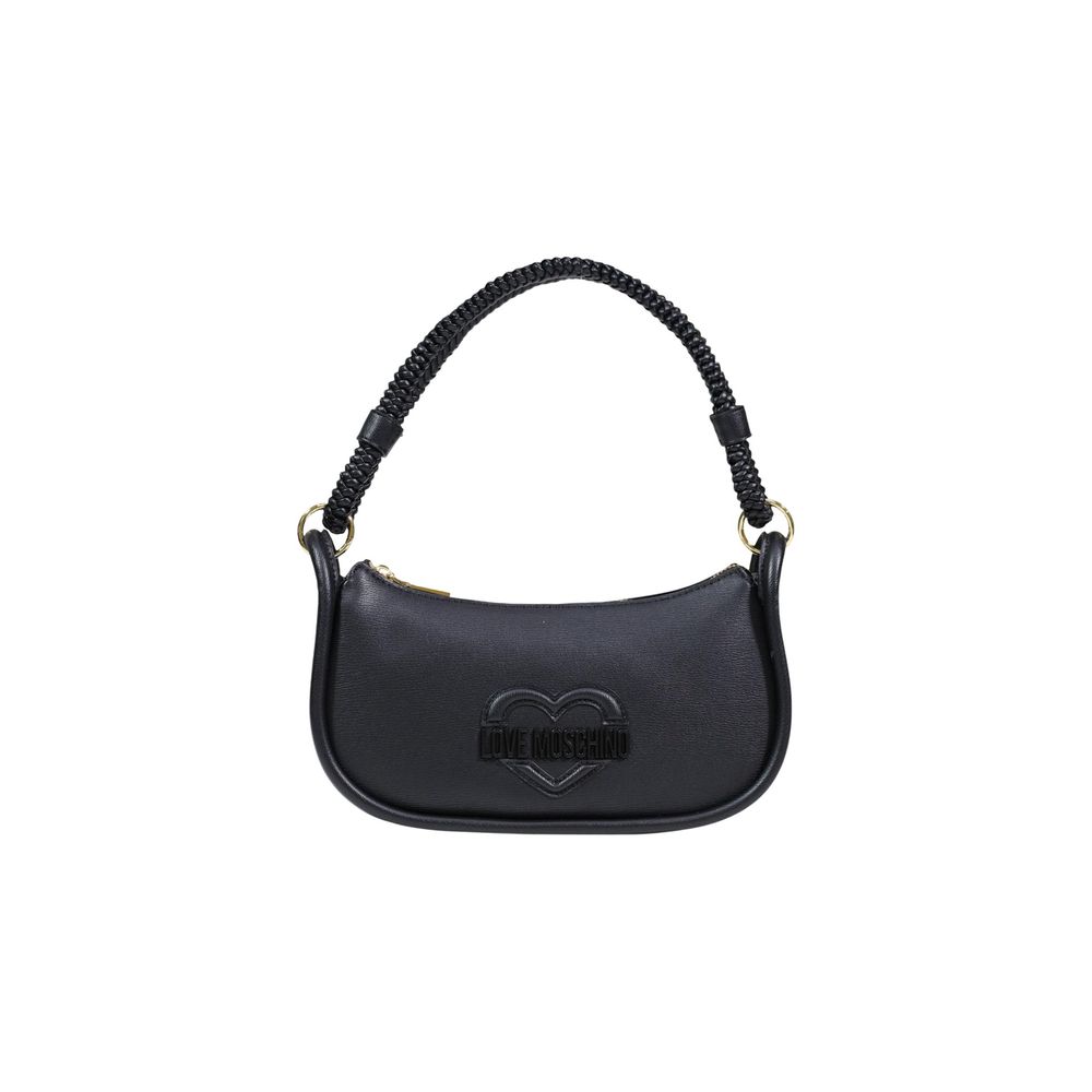 Small Polyurethane Handbag With Heart Logo