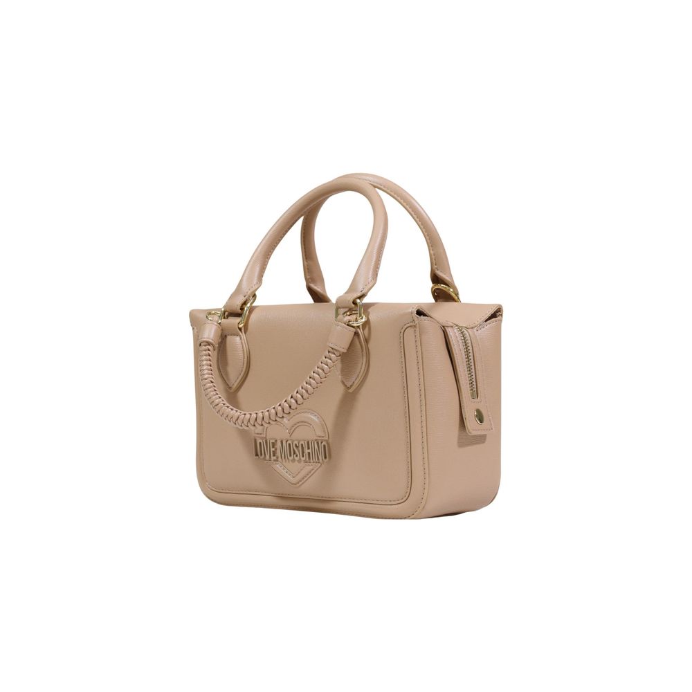Medium Faux Leather Shoulder Bag