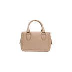 Medium Faux Leather Shoulder Bag