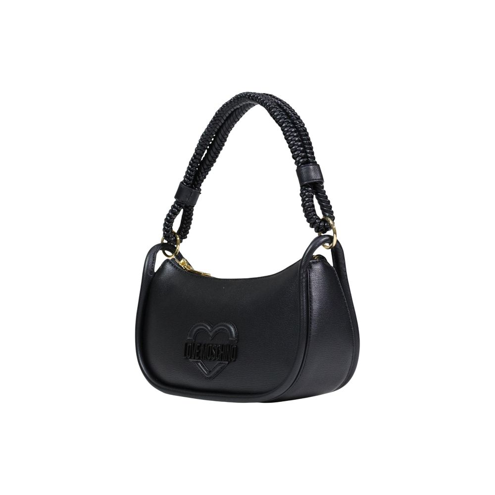 Small Polyurethane Handbag With Heart Logo