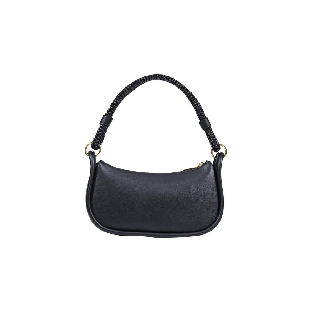 Small Polyurethane Handbag With Heart Logo